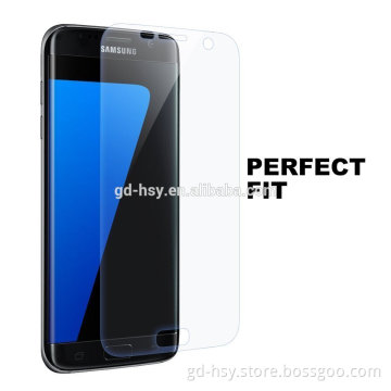HUYSHE 2016 New Arrival 3D Curved Full Cover PET Screen Film Protector For Samsung Galaxy S7 edge